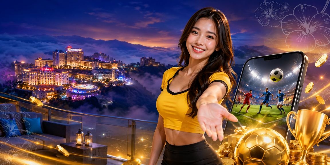 Pemain Malaysia menikmati pertaruhan sukan di Genting Highlands dengan platform minion888
