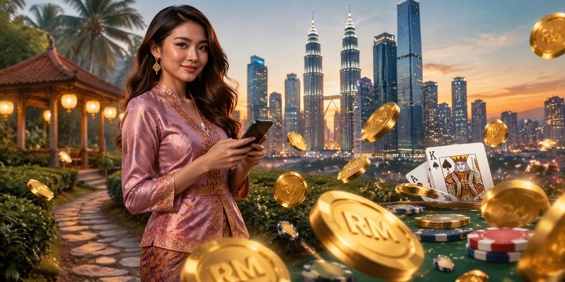 Pemain Kuala Lumpur bermain permainan kad poker dalam talian dengan paparan jackpot