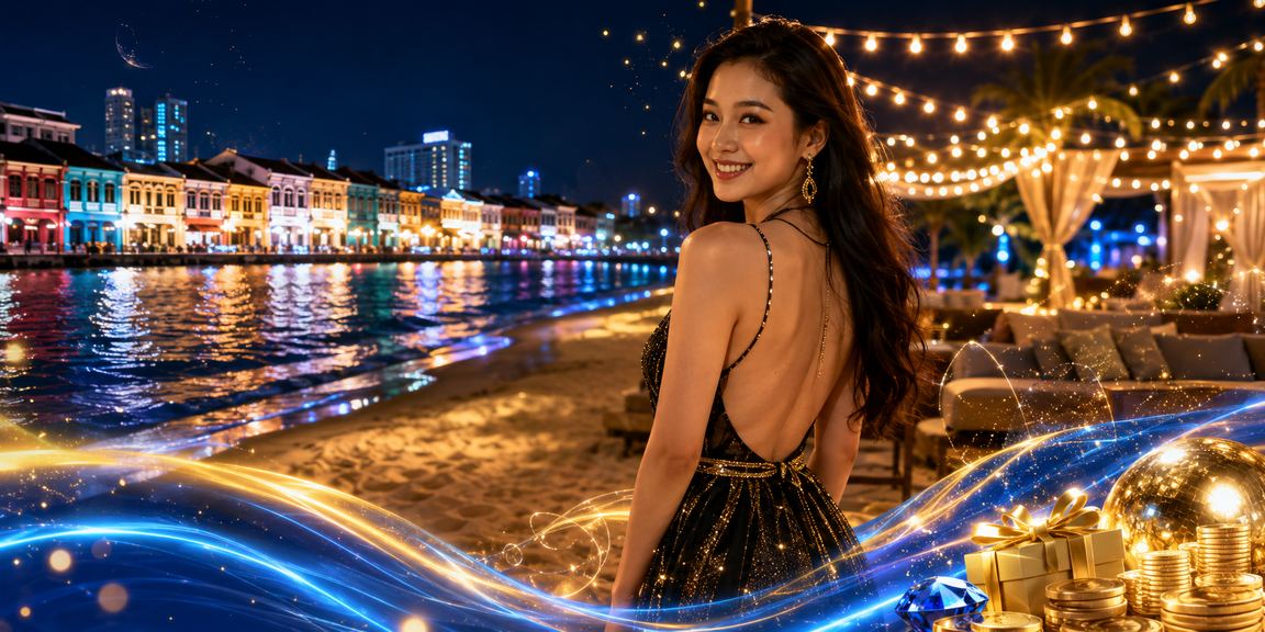 Papan bonus VIP Penang dengan paparan kad Blackjack bersinar di skrin telefon pintar